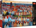 TREFL Puzzle Premium Plus Photo Odyssey: Pohled na Gdaňsk, Polsko 1000 dílků