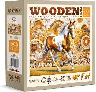 Dřevěné puzzle WOODEN CITY 505 dílků Elegantní kůň