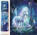 NORIMPEX Diamantové malování Jednorožci v lese 40x30cm