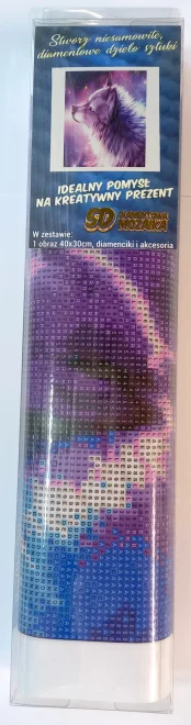 NORIMPEX Diamantové malování Vlčí snění 40x30cm
