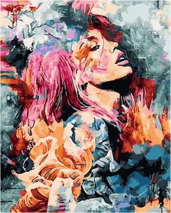 Diamantové malování Barevný portrét 40x30cm