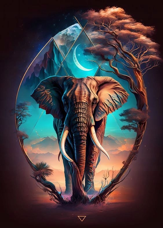 Diamantové malování Africký klenot 30 × 40 cm