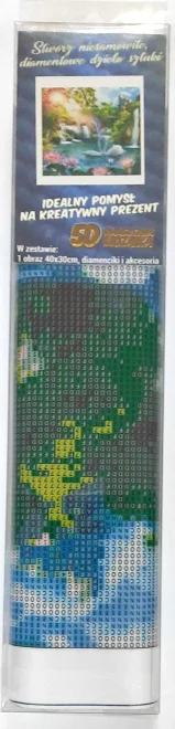 NORIMPEX Diamantové malování Labutě v přírodním ráji 40x30cm