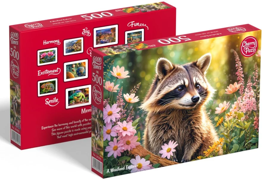 Puzzle Cherry Pazzi 500 dílků Lesní průzkumník