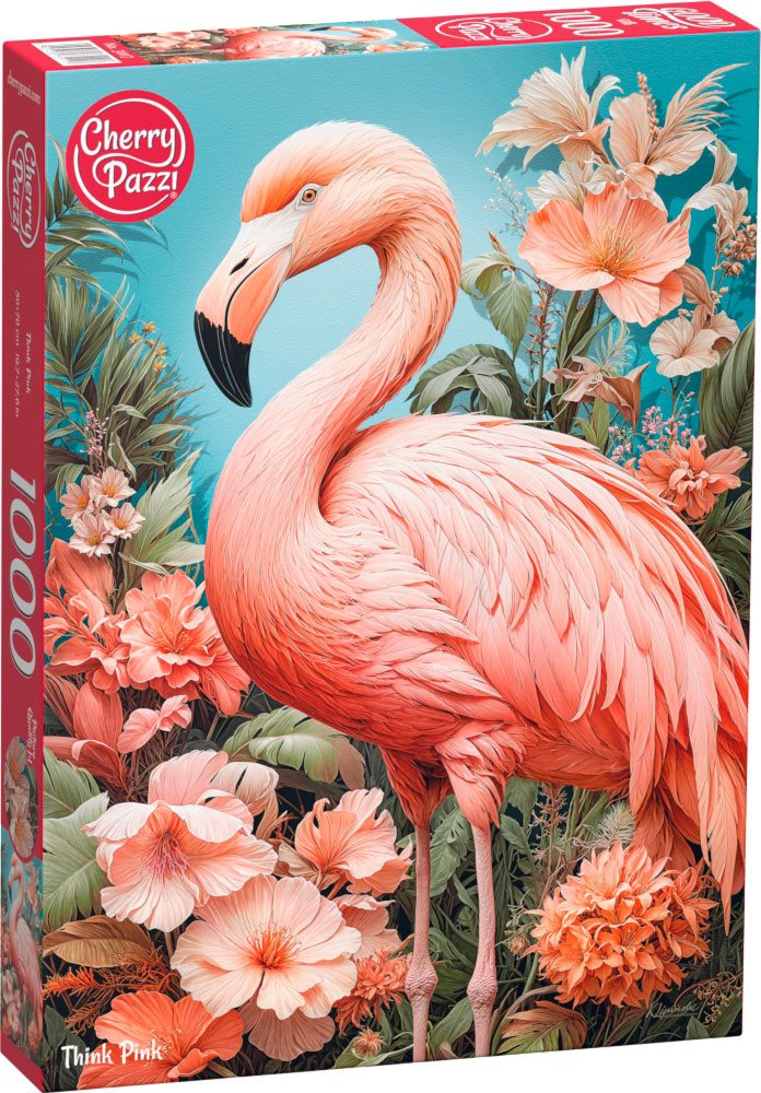 Cherry Pazzi puzzle Plameňák 1000 dílků