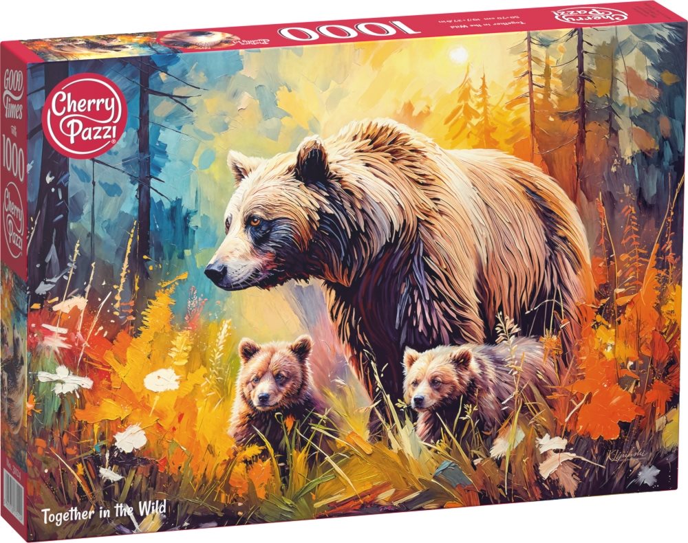Puzzle Společně v divočině 1000 dílků