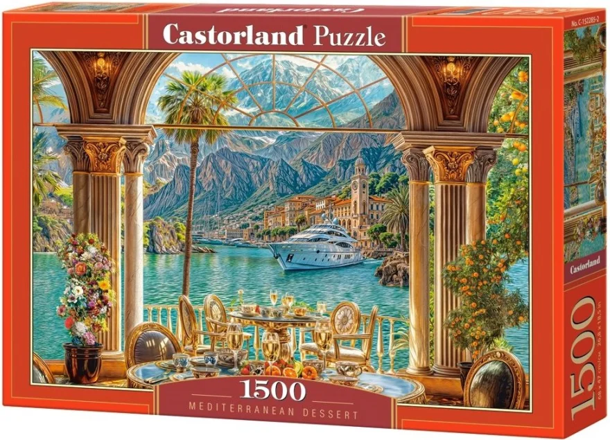 CASTORLAND Puzzle Středomořský dezert 1500 dílků