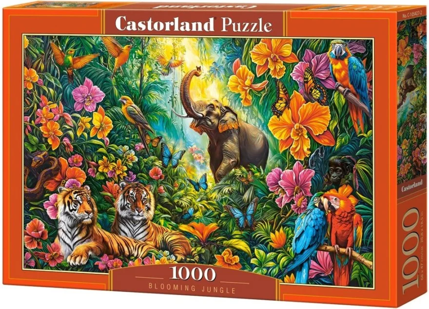 CASTORLAND Puzzle Kvetoucí džungle 1000 dílků