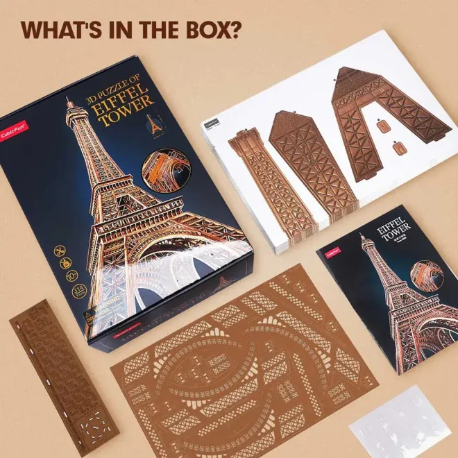 CUBICFUN 3D puzzle Eiffelova věž 314 dílků (Master Collection)