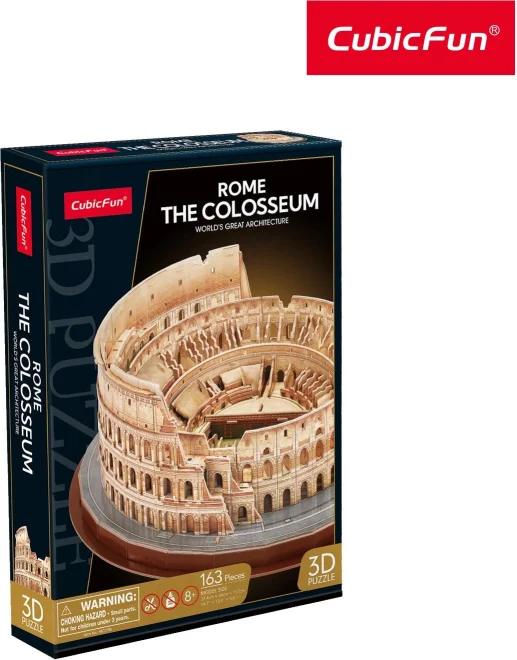 CUBICFUN 3D puzzle Koloseum, Řím 163 dílků (World's Great Architecture)