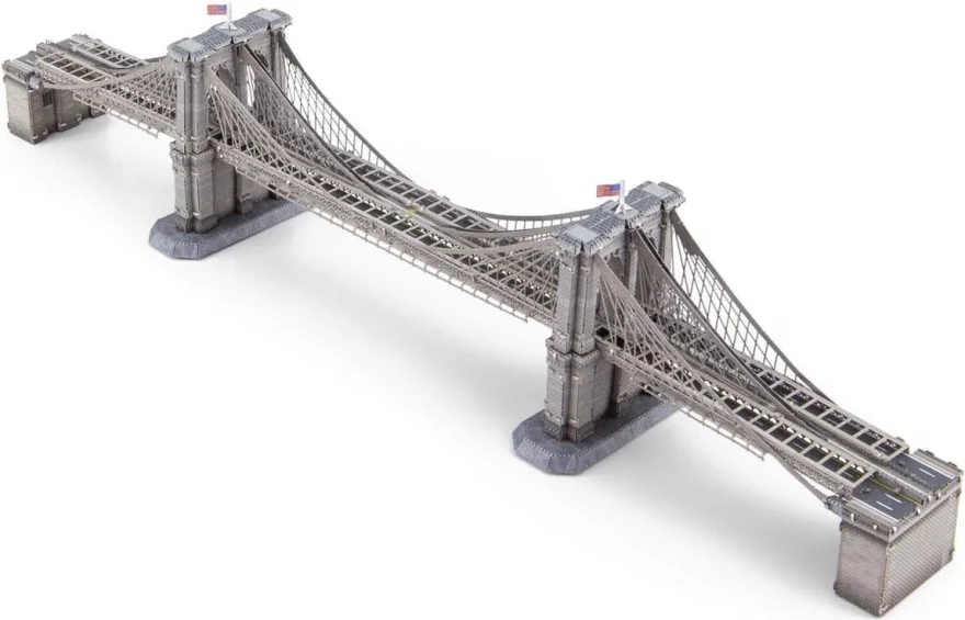 METAL EARTH 3D puzzle Premium Series: Brooklynský most, New York