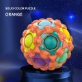 NORIMPEX Hlavolam Massage Rainbow Ball oranžový