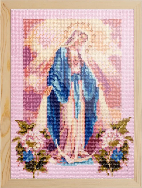 Malatec  Dřevěný rámeček na diamantové malování 35x25cm