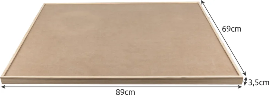 Malatec  Deska na skládání puzzle s přihrádkami