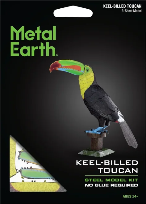 METAL EARTH 3D puzzle Tukan velkozobý