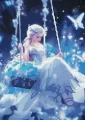 NORIMPEX Diamantové malování Elsa na houpačce 40x30cm