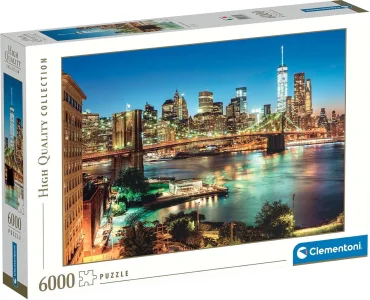 Puzzle Clementoni 6000 dílků Světla Brooklynského mostu