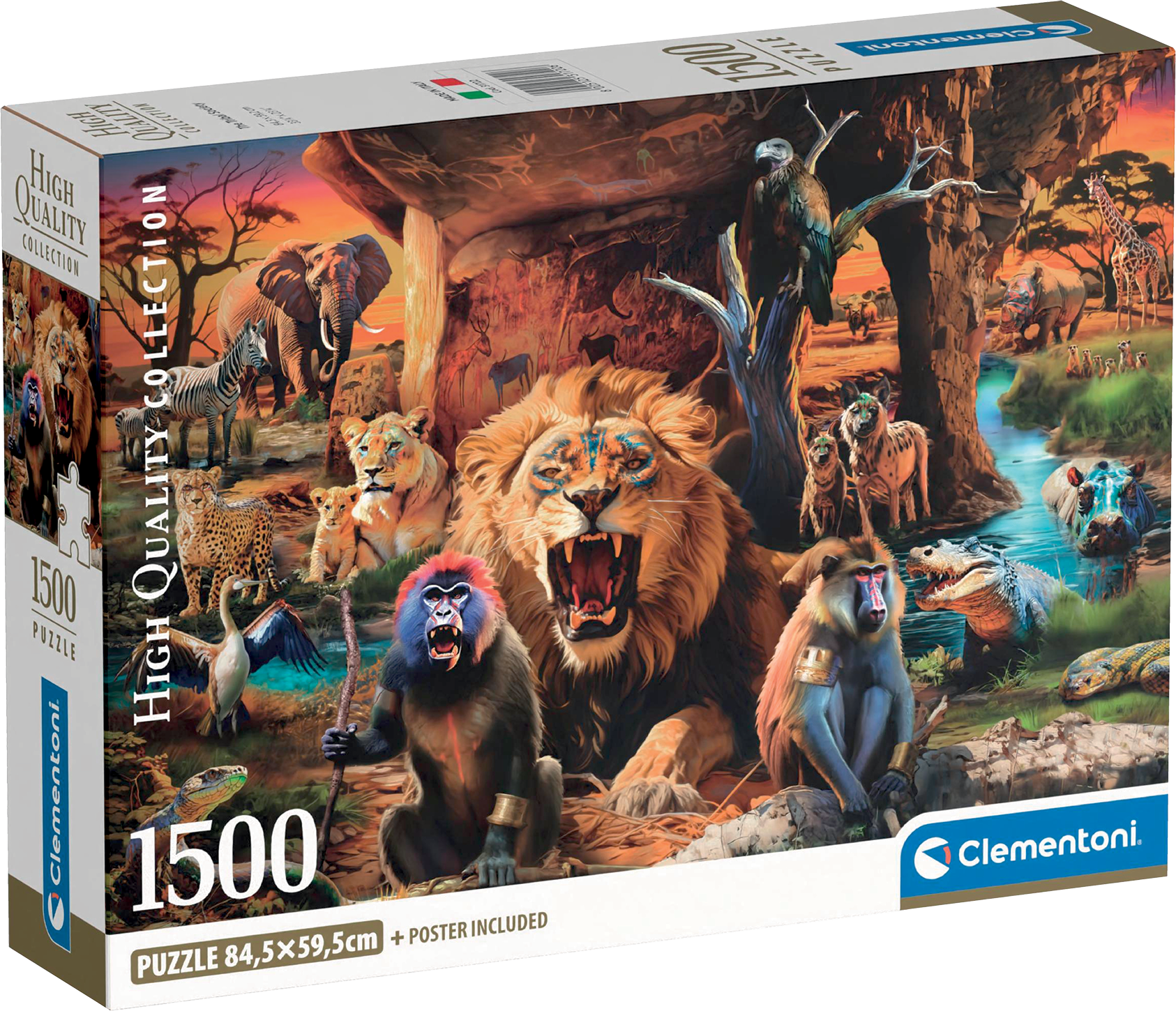Puzzle Clementoni 1500 dílků Kmenová společnost