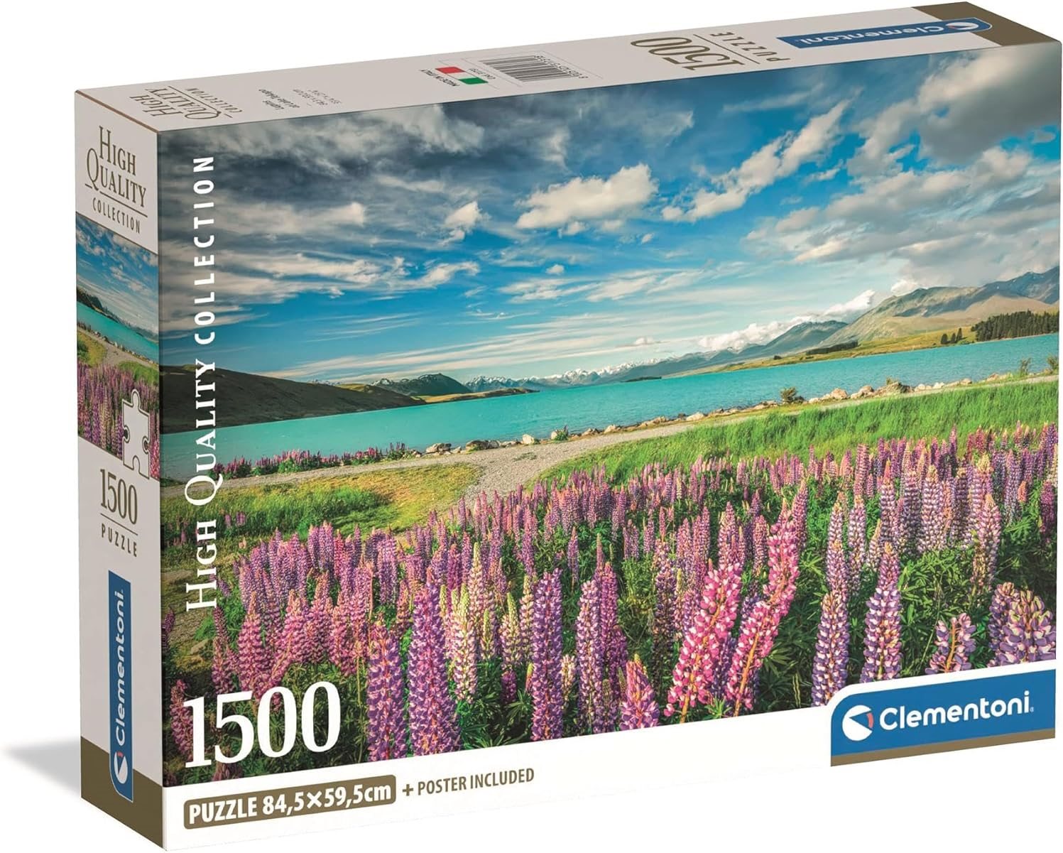 Clementoni - Puzzle 1500 Lupiny u jezera Tekapo