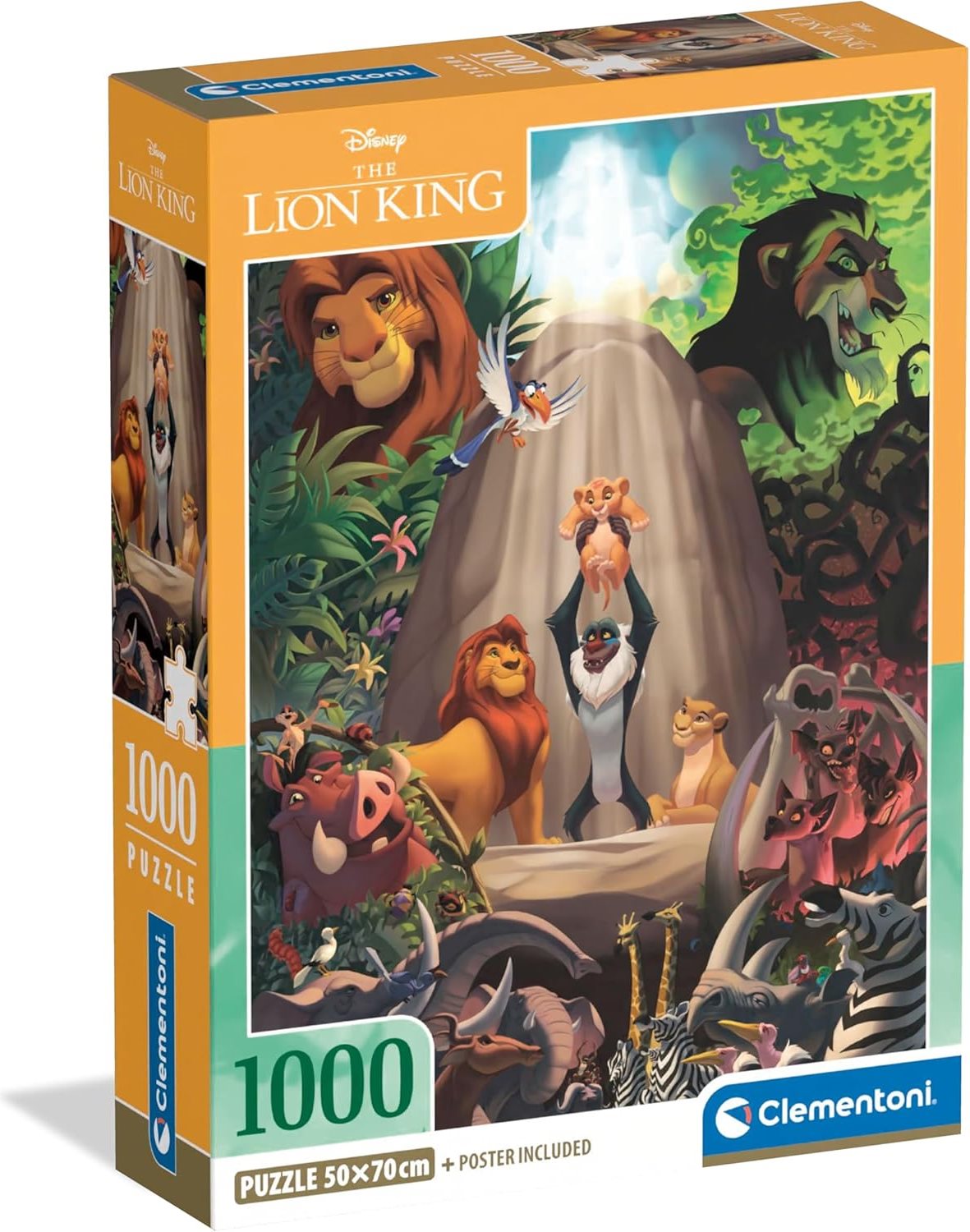 Puzzle Clementoni 1000 dílků Lví král