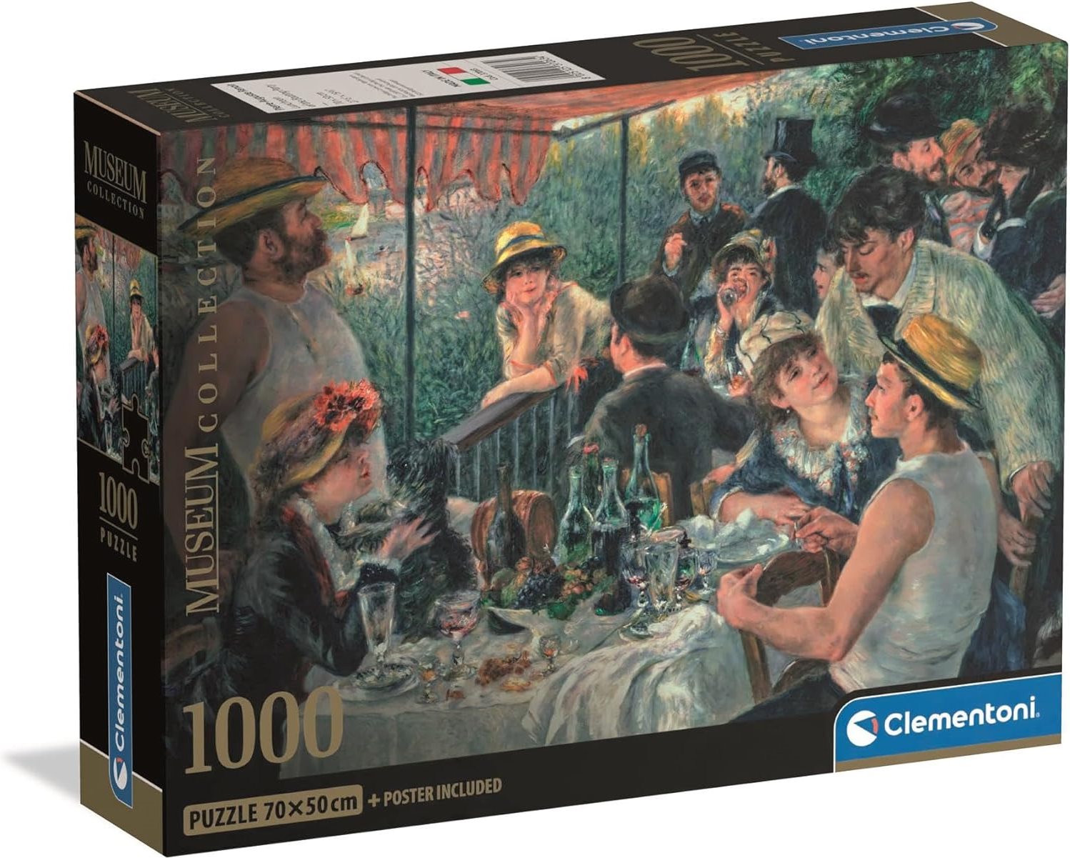 Clementoni - Puzzle 1000 Muzeum Oběd na lodičkách