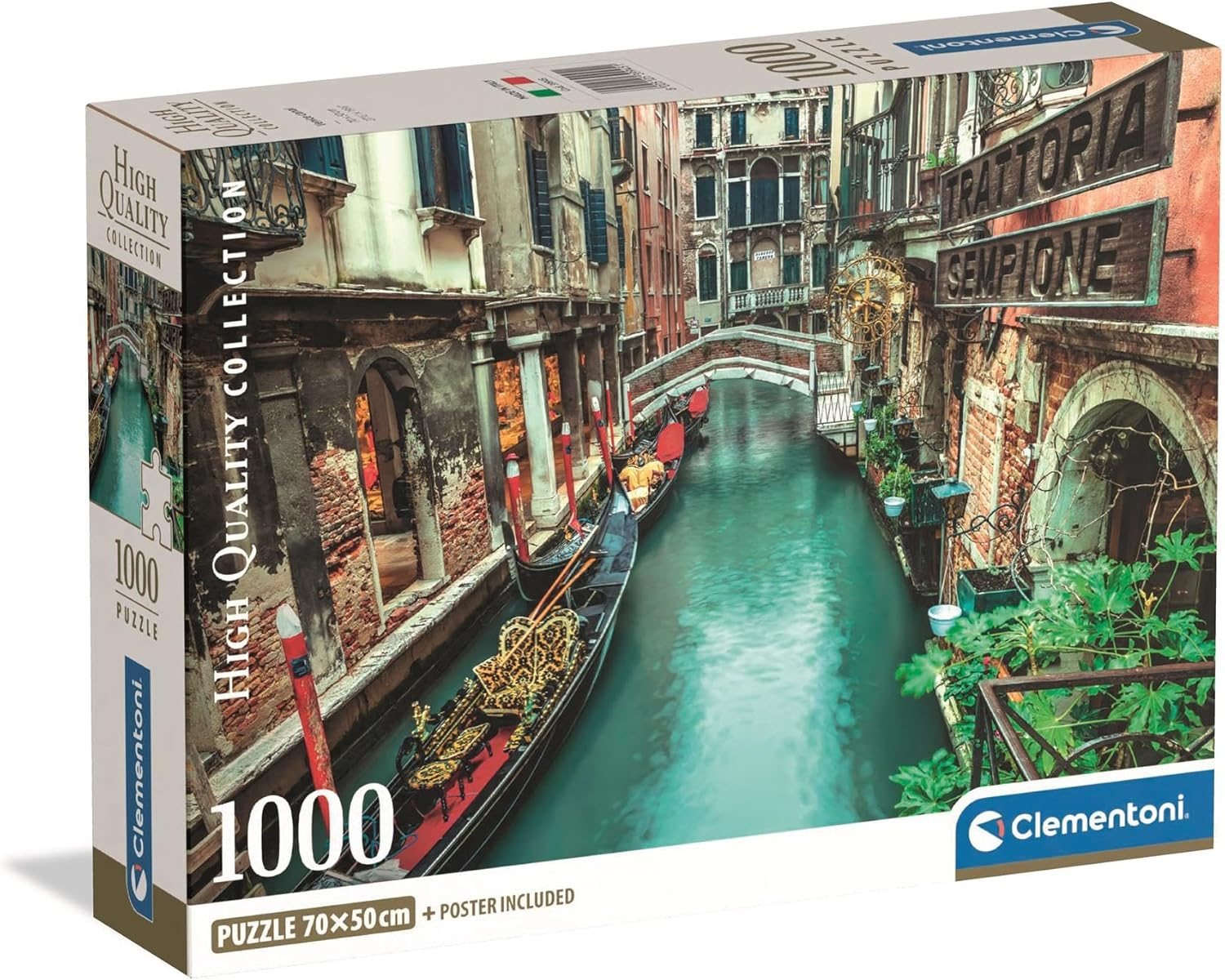 Clementoni - Puzzle 1000 Benátský kanál