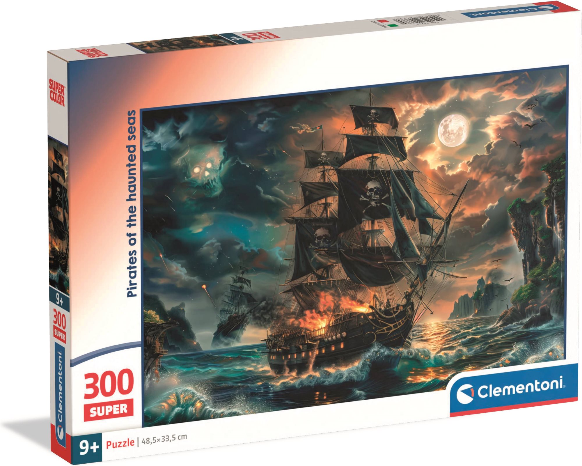 Puzzle pro děti Clementoni 300 dílků SUPER Piráti prokletých moří