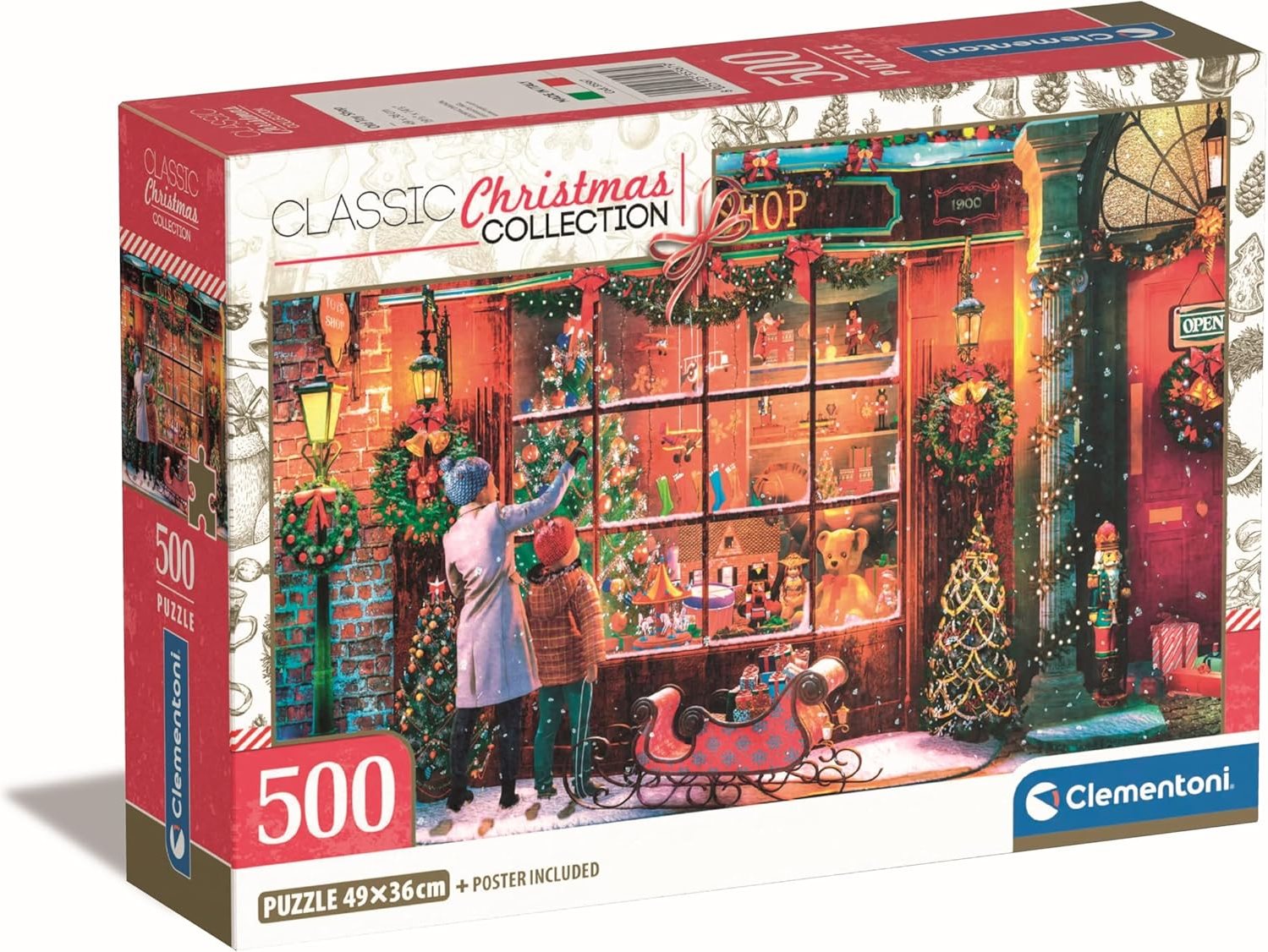 Puzzle Clementoni 500 dílků Staré hračkářství