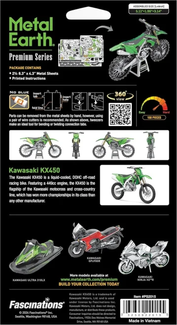METAL EARTH  3D puzzle Premium Series: Kawasaki KX450