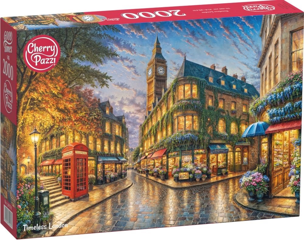 Puzzle Cherry Pazzi 2000 dílků Nadčasový Londýn