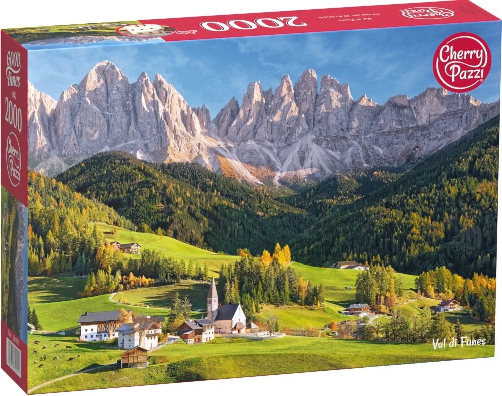 Puzzle Cherry Pazzi 2000 dílků Val di Funes
