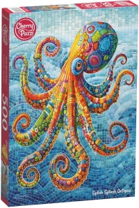 Puzzle Cherry Pazzi 500 dílků Šplouchající chobotnice