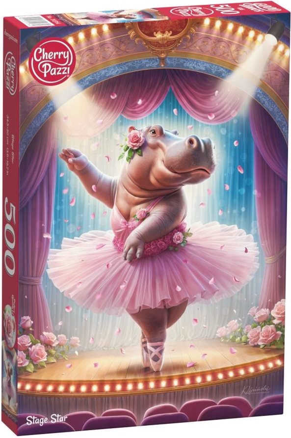 Cherry Pazzi puzzle Hvězda jeviště 500 dílků