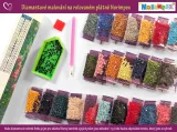 Diamantové malování Norimpex 40x30 cm Západ slunce v Africe