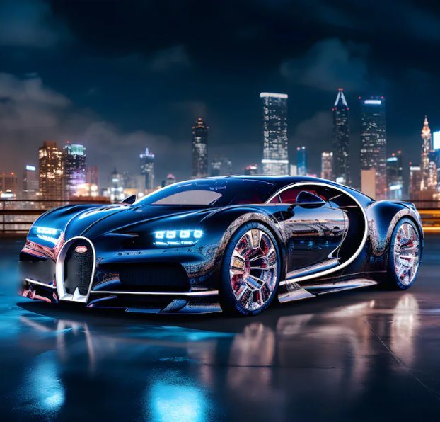 Diamantové malování 30x40cm - Bugatti