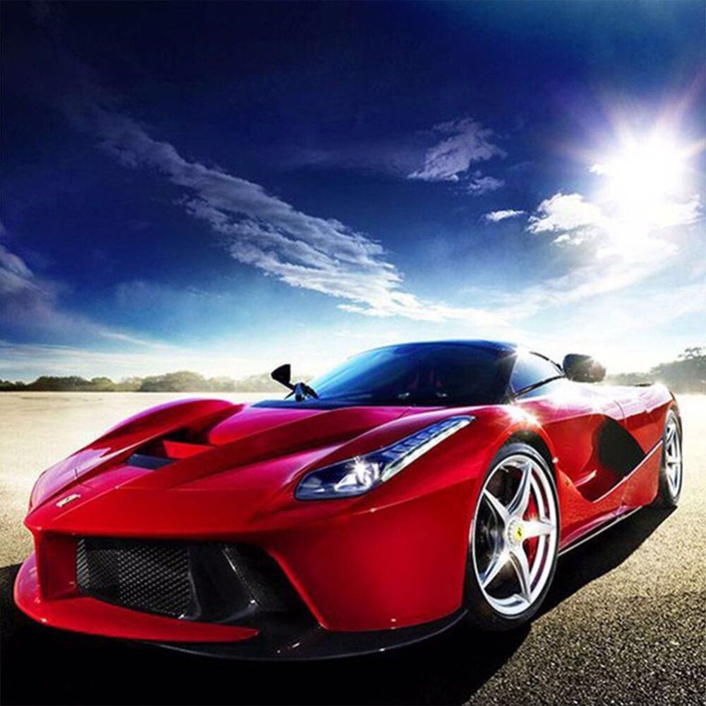 Diamantové malování Norimpex 40x30 cm Ferrari pod širým nebem