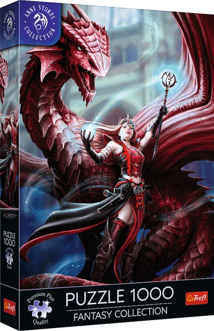 Puzzle Trefl 1000 dílků Fantasy Collection: Šarlatová kouzelnice