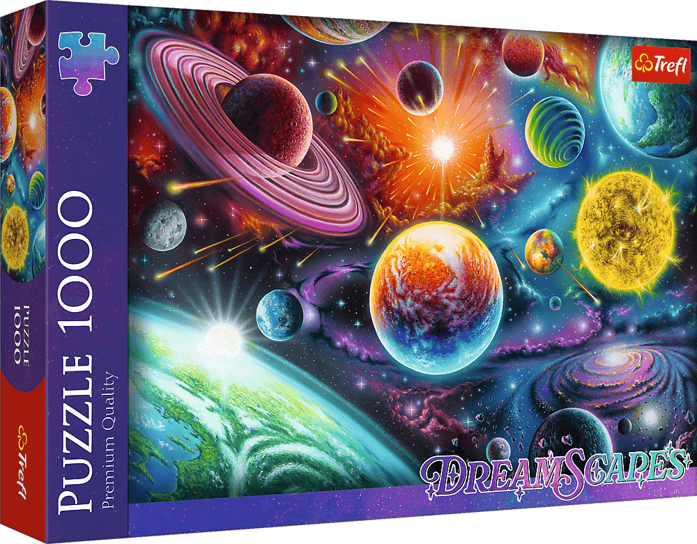 Puzzle Trefl 1000 dílků Dreamscapes: Vesmírné dobrodružství