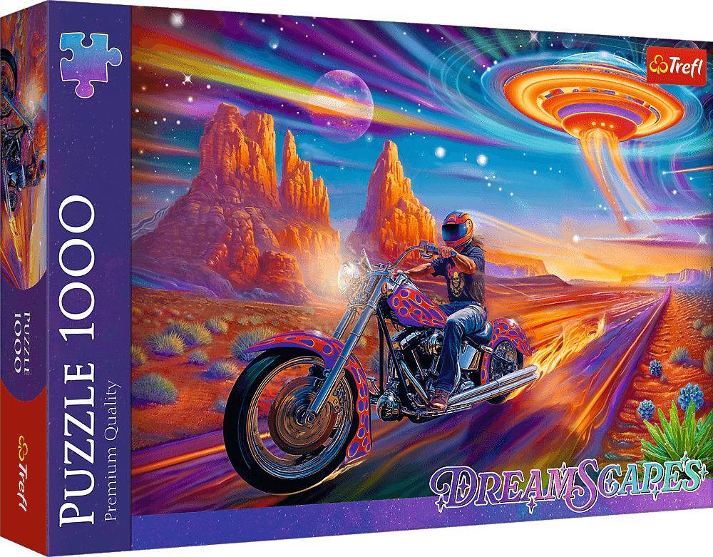 Puzzle Trefl 1000 dílků Dreamscapes: Divoká jízda