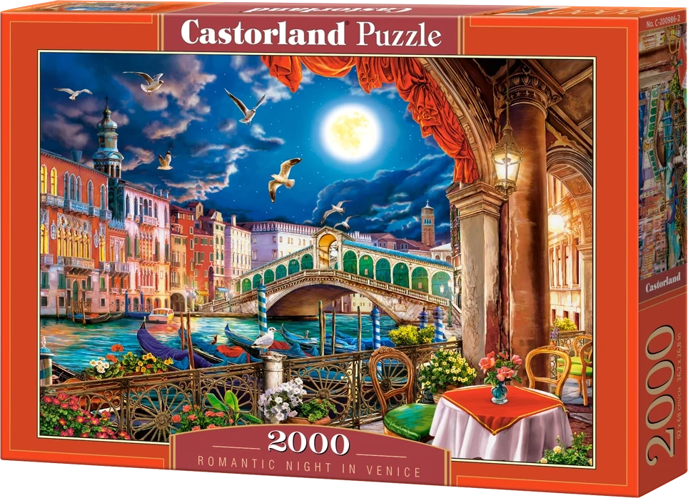 Castorland Romantický večer v Benátkách 2000 dílků
