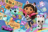 Puzzle pro děti Trefl 100 dílků Gábinin kouzelný domek ve filmu: Přátelství