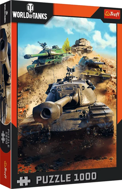 Puzzle Trefl 1000 dílků World of Tanks: Tanky v bitvě