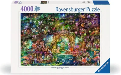 Puzzle RAVENSBURGER 4000 dílků Skrytý svět víl