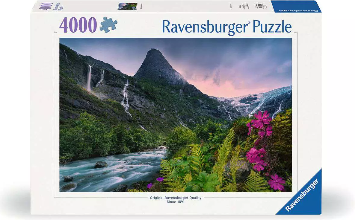 Puzzle RAVENSBURGER 4000 dílků Ohromující horská atmosféra