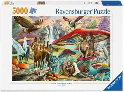 Puzzle Ravensburger 5000 dílků Houby & mýty