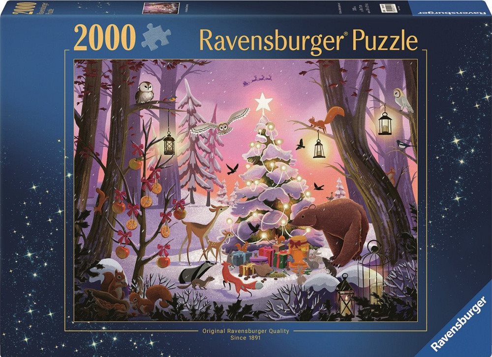 Ravensburger puzzle Vánoční zázrak 2000 dílků