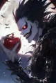 Diamantové malování Norimpex 40x30 cm Anime Death Note: Bůh smrti a jablko