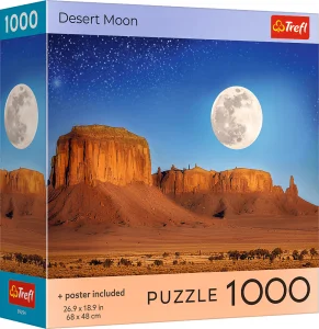 Puzzle Trefl 1000 dílků Měsíc nad pouští