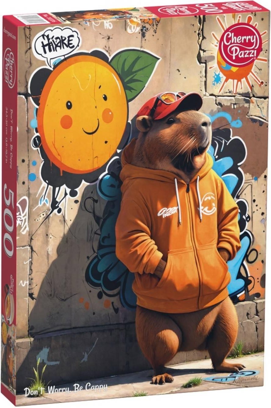 Puzzle Cherry Pazzi 500 dílků Don't Worry, Be Cappy
