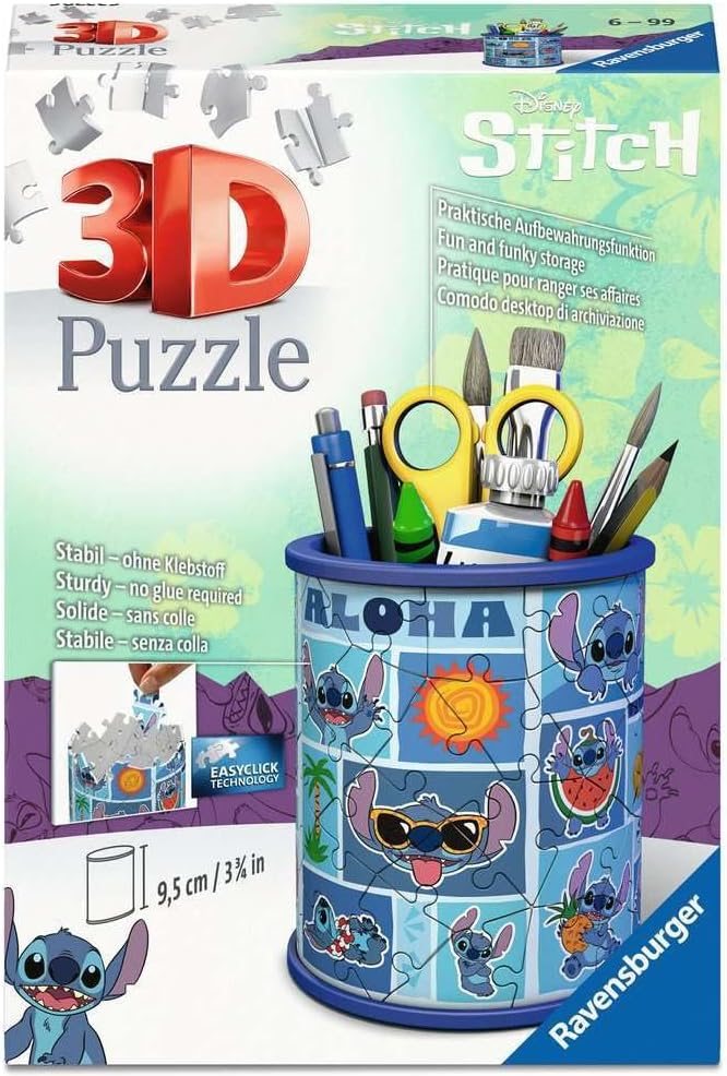 Ravensburger  3D puzzle stojan na tužky Stitch 57 dílků